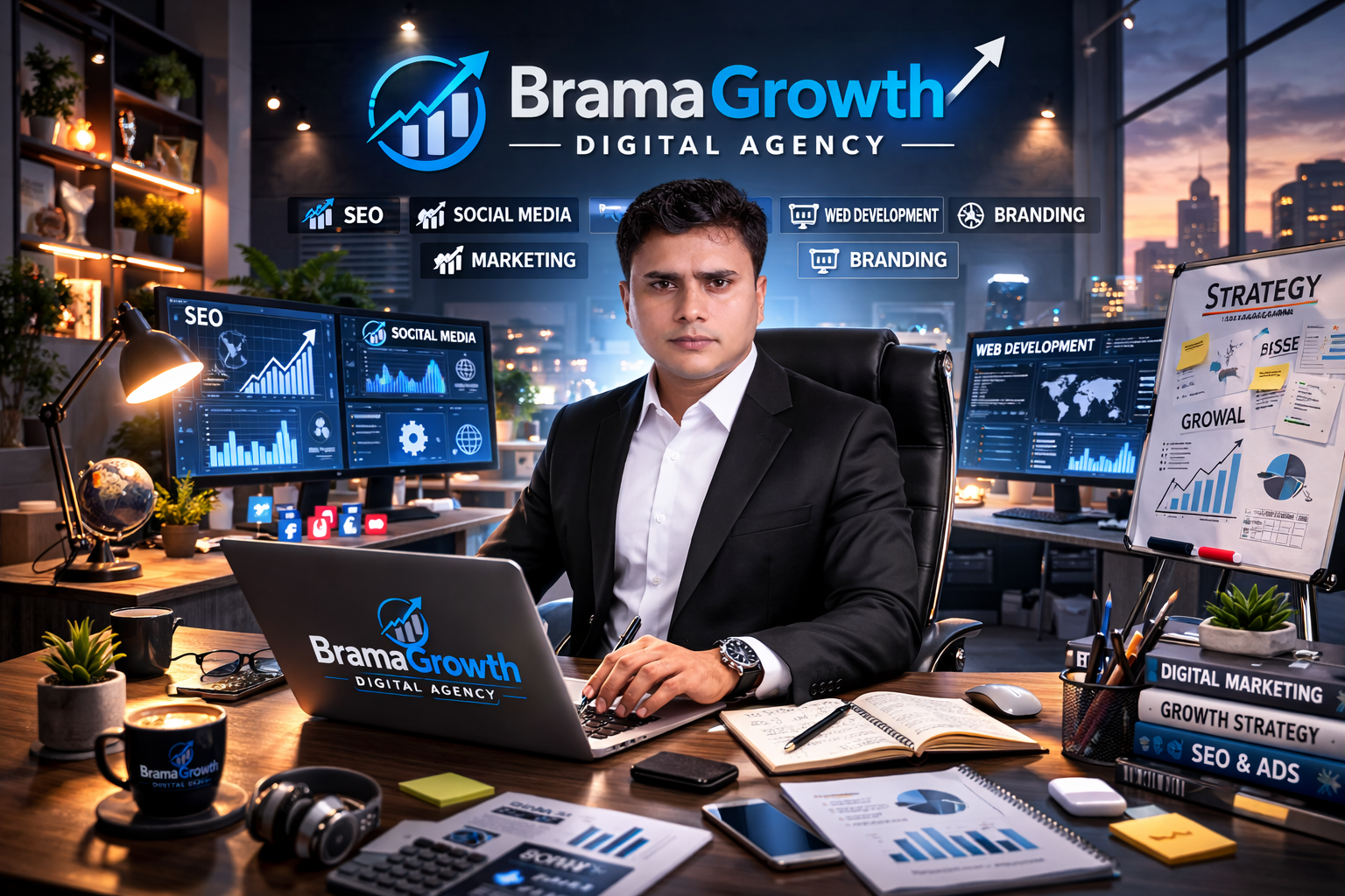 SEO ranking for business growth strategy by Bramagrowth Digital