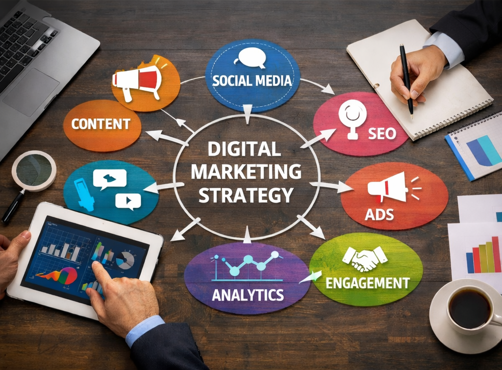 Digital marketing strategy helping brands grow business through social media