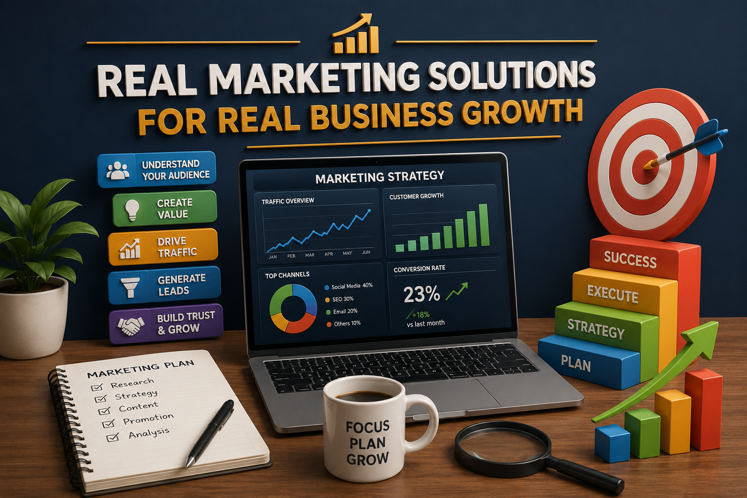 real marketing solutions business strategy planning