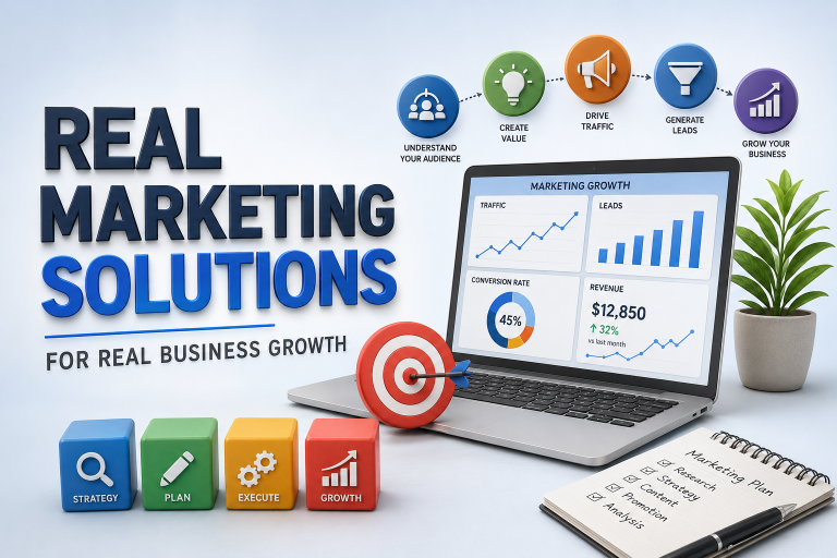 real marketing solutions marketing team discussion
