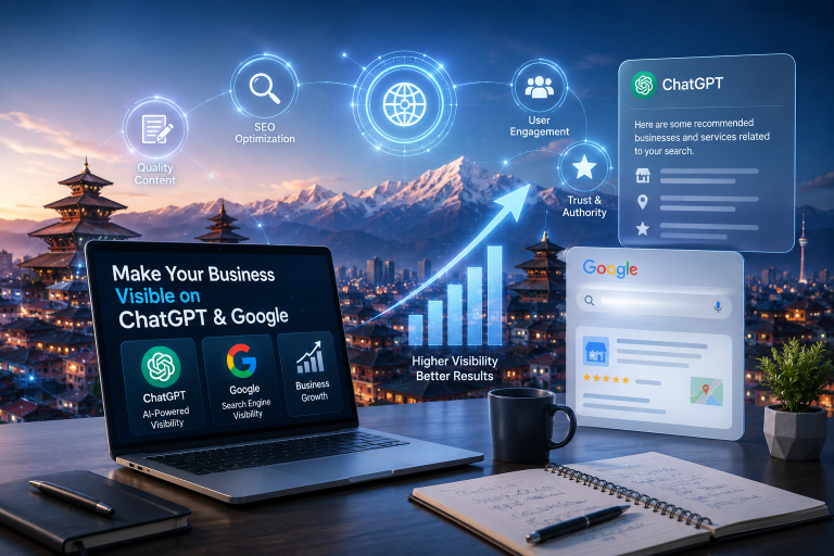 improving business visibility on ChatGPT and Google