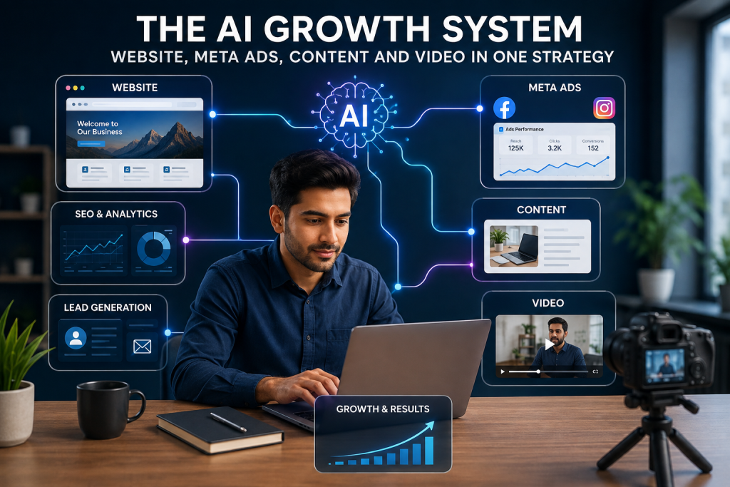 AI-powered digital marketing growth system for modern businesses