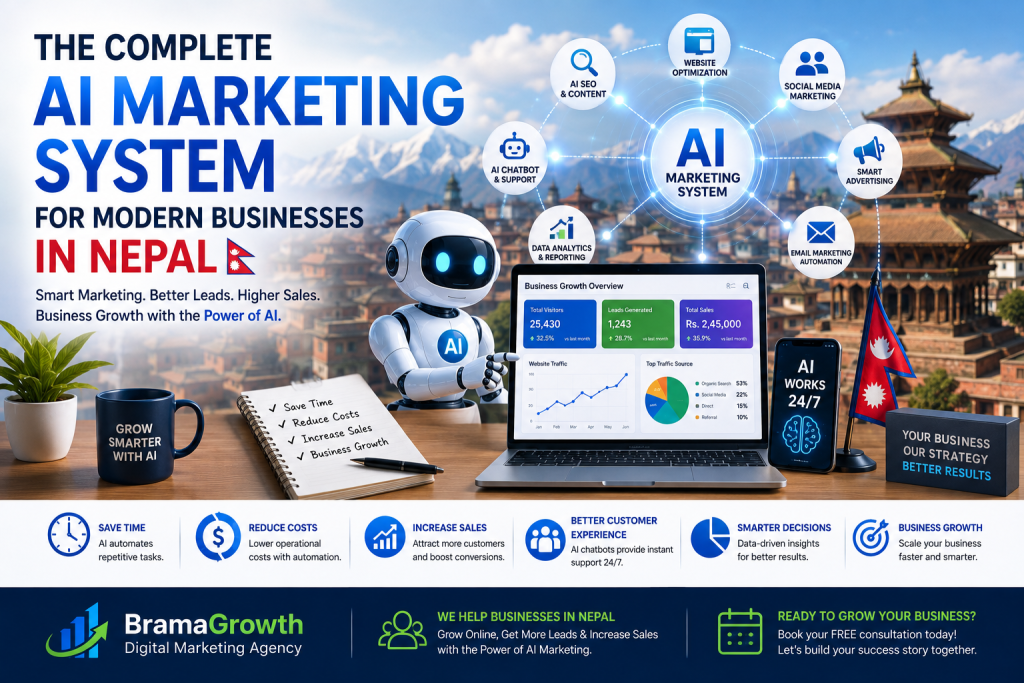 Complete AI marketing system for Nepali businesses