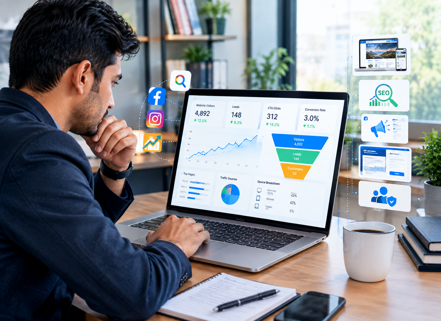 Website visitors not converting into customers