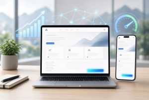 Website performance analytics dashboard