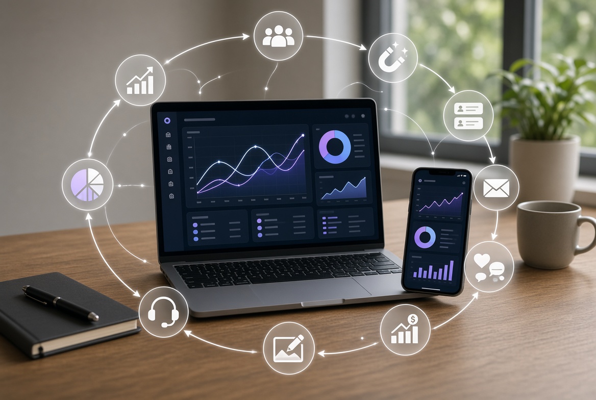 AI automation system for digital marketing and business growth