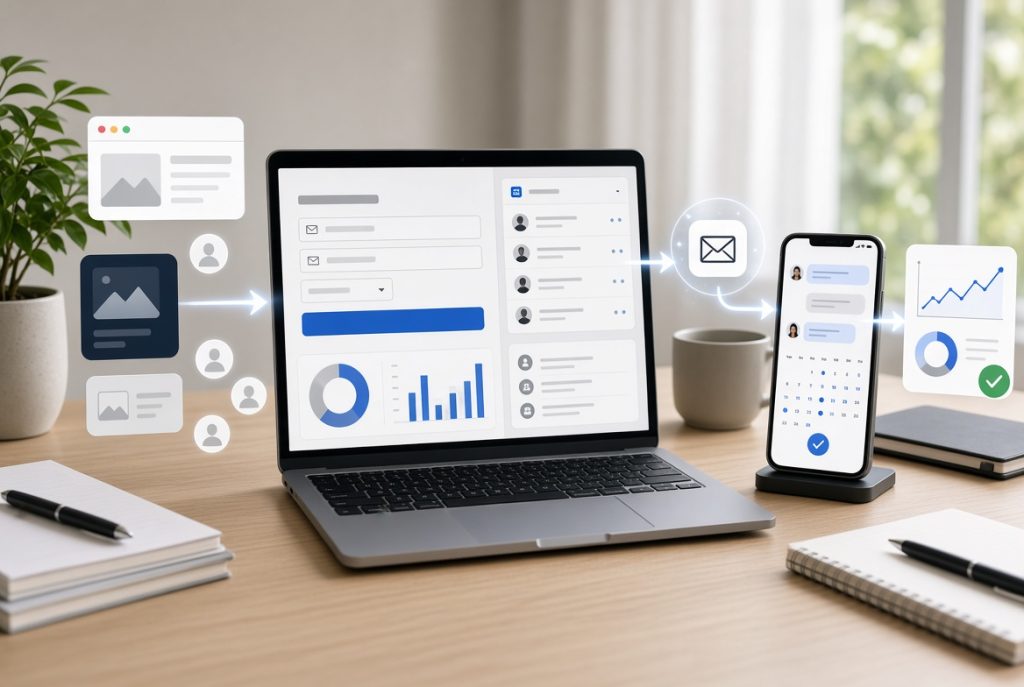 AI automated lead generation and customer follow-up process